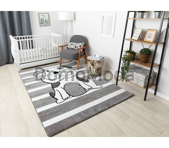 Детский ковер PETIT PUPPY grey Купить в интернет магазине ДомоМода фото 5 Детский ковер PETIT PUPPY grey - высокое качество по лучшей цене в Украине изображение 5.