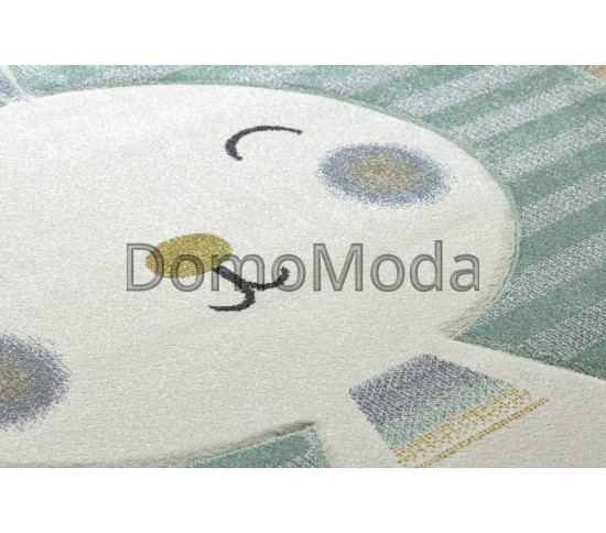 Детский ковер PETIT RABBIT green Купить в интернет магазине ДомоМода фото 4 Детский ковер PETIT RABBIT green - высокое качество по лучшей цене в Украине изображение 4.