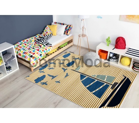 Детский ковер PETIT SAIL gold Купить в интернет магазине ДомоМода фото 2 Детский ковер PETIT SAIL gold - высокое качество по лучшей цене в Украине изображение 2.