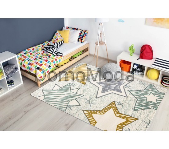 Детский ковер PETIT STARS green Купить в интернет магазине ДомоМода фото 2 Детский ковер PETIT STARS green - высокое качество по лучшей цене в Украине изображение 2.