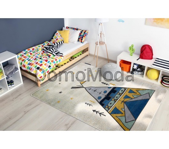 Детский ковер PETIT TIPI grey Купить в интернет магазине ДомоМода фото 2 Детский ковер PETIT TIPI grey - высокое качество по лучшей цене в Украине изображение 2.