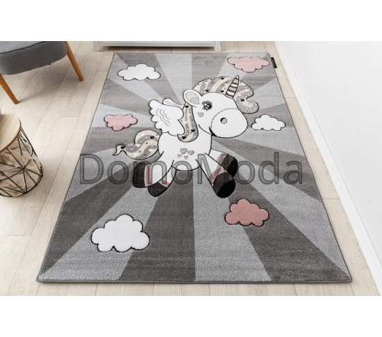 Детский ковер  PETIT UNICORN grey - высокое качество по лучшей цене в Украине изображение 4.