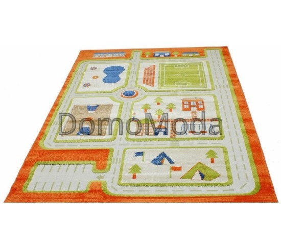 Детский ковер Daisy Fulya 8C44b orange Купить в интернет магазине ДомоМода Детский ковер Daisy Fulya 8C44b orange - высокое качество по лучшей цене в Украине
