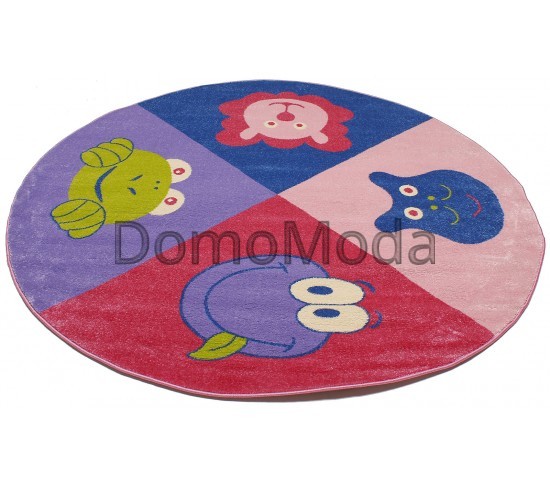 Детский ковер Daisy Fulya 8D69a pink - высокое качество по лучшей цене в Украине