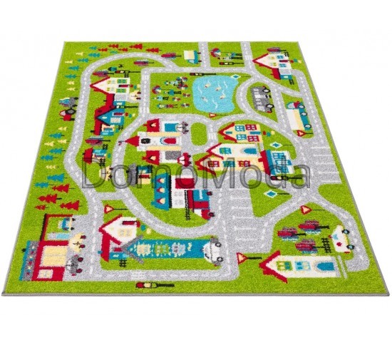 Детский ковер Funky Miasto S Limonka Купить в интернет магазине ДомоМода Детский ковер Funky Miasto S Limonka - высокое качество по лучшей цене в Украине