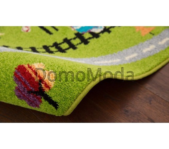 Детский ковер Funky Pociagi Limonka Купить в интернет магазине ДомоМода фото 3 Детский ковер Funky Pociagi Limonka - высокое качество по лучшей цене в Украине изображение 3.