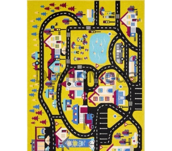 Детский ковер Funky Top Miasto C Pistacja Купить в интернет магазине ДомоМода Детский ковер Funky Top Miasto C Pistacja - высокое качество по лучшей цене в Украине