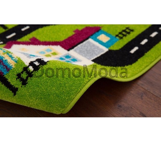 Детский ковер Funky Top Miasto C Zielony Купить в интернет магазине ДомоМода фото 2 Детский ковер Funky Top Miasto C Zielony - высокое качество по лучшей цене в Украине изображение 2.