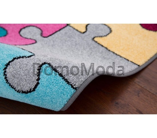 Детский ковер Funky Top Super Puzzle Miod (Żółty) Купить в интернет магазине ДомоМода фото 4 Детский ковер Funky Top Super Puzzle Miod (Żółty) - высокое качество по лучшей цене в Украине изображение 4.