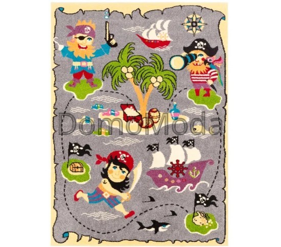 Детский ковер Funky Pir Szary Купить в интернет магазине ДомоМода Детский ковер Funky Pir Szary - высокое качество по лучшей цене в Украине
