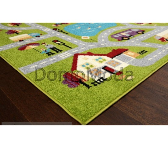 Детский ковер Funky Miasto S Limonka Купить в интернет магазине ДомоМода фото 3 Детский ковер Funky Miasto S Limonka - высокое качество по лучшей цене в Украине изображение 3.