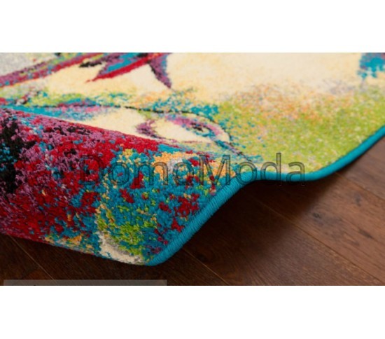 Детский ковер Funky Pap Turkus Купить в интернет магазине ДомоМода фото 2 Детский ковер Funky Pap Turkus - высокое качество по лучшей цене в Украине изображение 2.