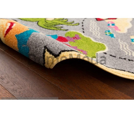 Детский ковер Funky Pir Szary Купить в интернет магазине ДомоМода фото 2 Детский ковер Funky Pir Szary - высокое качество по лучшей цене в Украине изображение 2.