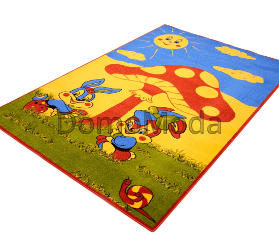 Детский ковер Weltom Weliro Zajączki Terakota - высокое качество по лучшей цене в Украине