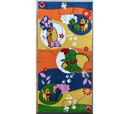 Детский ковер Kids A655A BLUE - высокое качество по лучшей цене в Украине изображение 3.