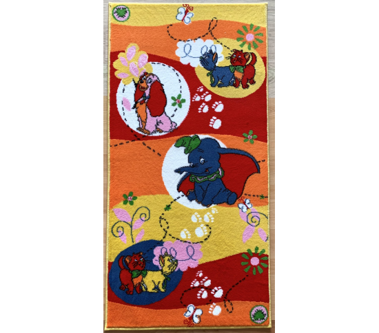 Детский ковер Kids A655A yellow Купить в интернет магазине ДомоМода фото 3 Детский ковер Kids A655A yellow - высокое качество по лучшей цене в Украине изображение 3.