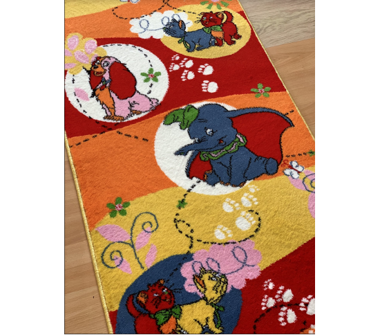 Детский ковер Kids A655A yellow Купить в интернет магазине ДомоМода Детский ковер Kids A655A yellow - высокое качество по лучшей цене в Украине