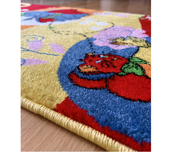 Детский ковер Kids A655A yellow Купить в интернет магазине ДомоМода фото 2 Детский ковер Kids A655A yellow - высокое качество по лучшей цене в Украине изображение 2.