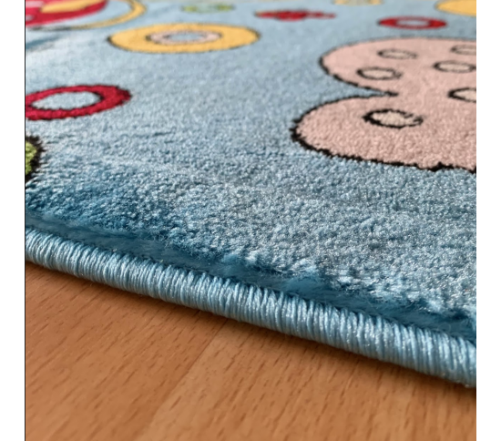 Детский ковер Kids C795B BLUE Купить в интернет магазине ДомоМода фото 2 Детский ковер Kids C795B BLUE - высокое качество по лучшей цене в Украине изображение 2.