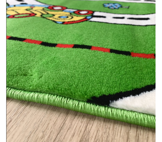 Детский ковер Kids G010B GREEN Купить в интернет магазине ДомоМода фото 2 Детский ковер Kids G010B GREEN - высокое качество по лучшей цене в Украине изображение 2.
