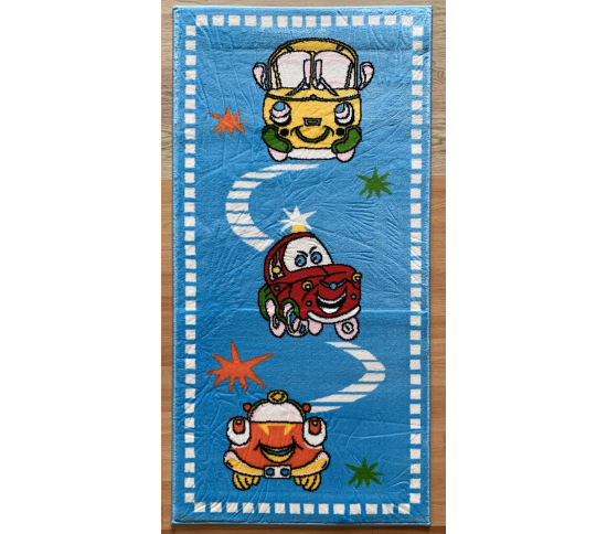 Детский ковер Kids G011A BLUE Купить в интернет магазине ДомоМода Детский ковер Kids G011A BLUE - высокое качество по лучшей цене в Украине