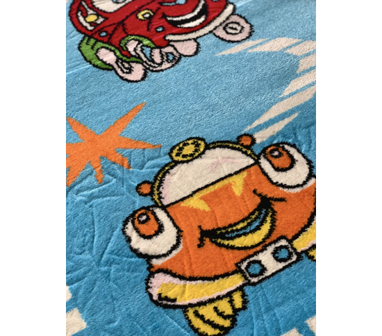 Детский ковер Kids G011A BLUE Купить в интернет магазине ДомоМода фото 3 Детский ковер Kids G011A BLUE - высокое качество по лучшей цене в Украине изображение 3.