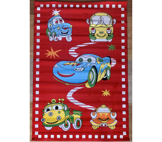 Детский ковер Kids G011A Red - высокое качество по лучшей цене в Украине