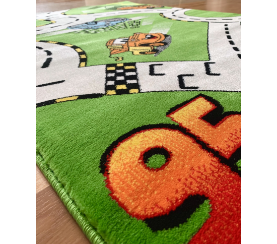 Детский ковер Kids K444A GREEN Купить в интернет магазине ДомоМода фото 2 Детский ковер Kids K444A GREEN - высокое качество по лучшей цене в Украине изображение 2.