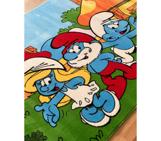 Детский ковер Kids K548A green Купить в интернет магазине ДомоМода фото 3 Детский ковер Kids K548A green - высокое качество по лучшей цене в Украине изображение 3.