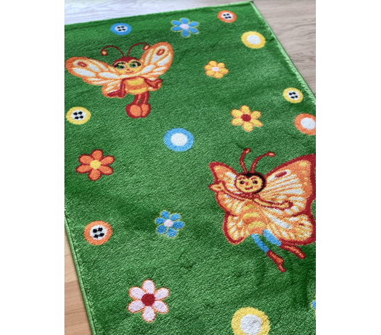 Детский ковер Kids L443A GREEN - высокое качество по лучшей цене в Украине изображение 2.