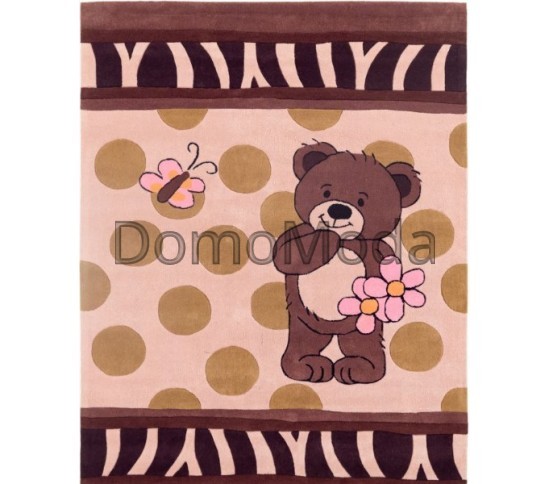 Детский ковер Kids 20 Butterfly Teddy Bear Купить в интернет магазине ДомоМода Детский ковер Kids 20 Butterfly Teddy Bear - высокое качество по лучшей цене в Украине