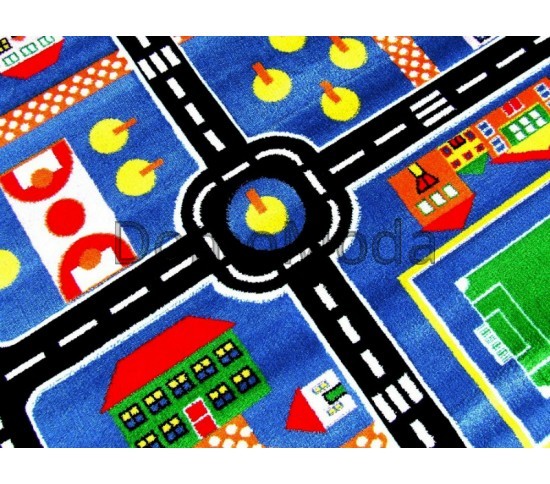 Детский ковер Kids A646A blue Купить в интернет магазине ДомоМода фото 3 Детский ковер Kids A646A blue - высокое качество по лучшей цене в Украине изображение 3.