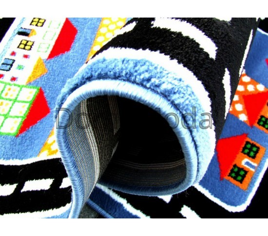 Детский ковер Kids A646A blue Купить в интернет магазине ДомоМода фото 5 Детский ковер Kids A646A blue - высокое качество по лучшей цене в Украине изображение 5.