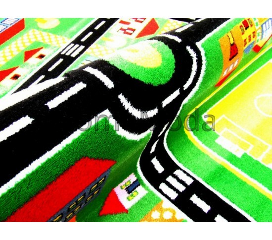 Детский ковер Kids A646A green Купить в интернет магазине ДомоМода фото 5 Детский ковер Kids A646A green - высокое качество по лучшей цене в Украине изображение 5.