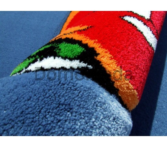 Детский ковер Kids A727A blue Купить в интернет магазине ДомоМода фото 4 Детский ковер Kids A727A blue - высокое качество по лучшей цене в Украине изображение 4.