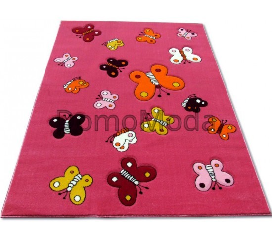 Детский ковер Kids A667A middle pink Купить в интернет магазине ДомоМода Детский ковер Kids A667A middle pink - высокое качество по лучшей цене в Украине