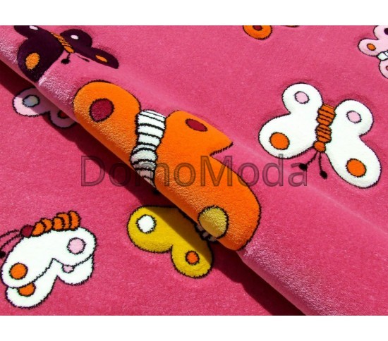 Детский ковер Kids A667A middle pink Купить в интернет магазине ДомоМода фото 3 Детский ковер Kids A667A middle pink - высокое качество по лучшей цене в Украине изображение 3.
