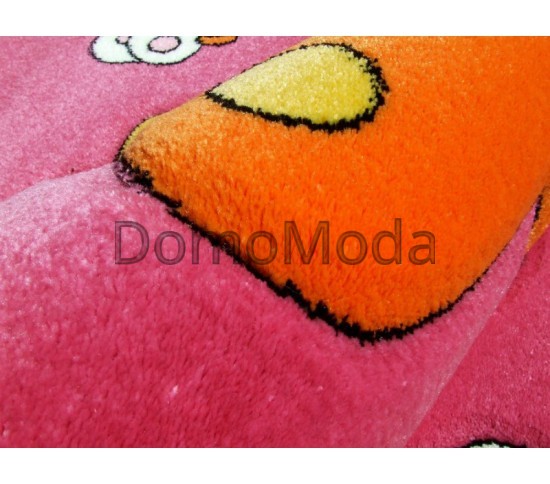Детский ковер Kids A667A middle pink Купить в интернет магазине ДомоМода фото 6 Детский ковер Kids A667A middle pink - высокое качество по лучшей цене в Украине изображение 6.