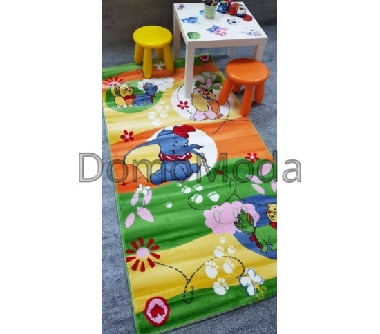 Детский ковер Kids A655A GREEN Купить в интернет магазине ДомоМода Детский ковер Kids A655A GREEN - высокое качество по лучшей цене в Украине