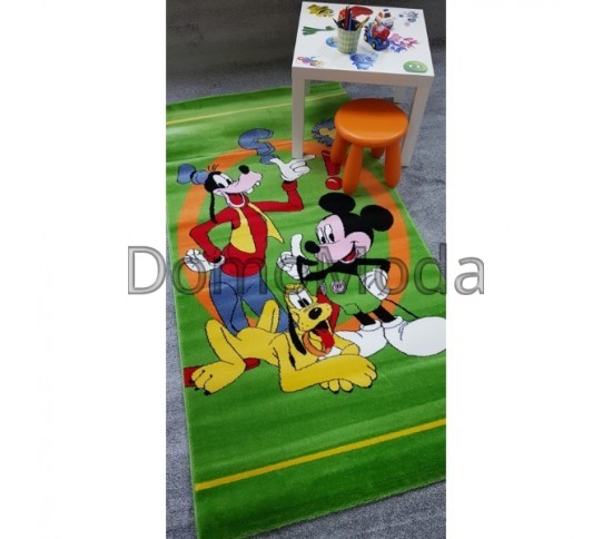 Детский ковер Kids A658A GREEN Купить в интернет магазине ДомоМода фото 3 Детский ковер Kids A658A GREEN - высокое качество по лучшей цене в Украине изображение 3.