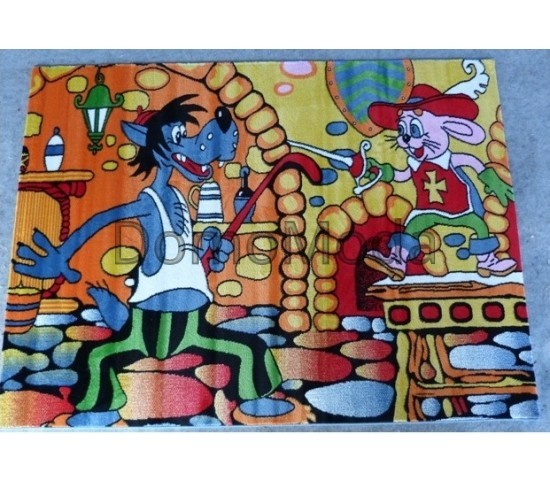 Детский ковер Kids  562/a7/2d ну погоди со шпагами Купить в интернет магазине ДомоМода Детский ковер Kids  562/a7/2d ну погоди со шпагами - высокое качество по лучшей цене в Украине