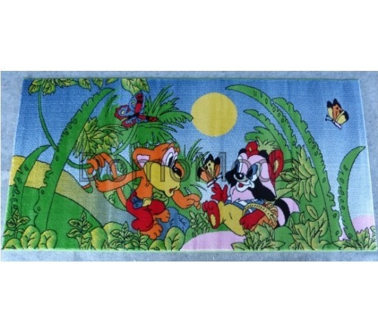 Детский ковер Kids  1072 енот с обезьяной Купить в интернет магазине ДомоМода фото 2 Детский ковер Kids  1072 енот с обезьяной - высокое качество по лучшей цене в Украине изображение 2.
