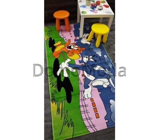 Детский ковер Kids  448/a6/2d Том и Джери Купить в интернет магазине ДомоМода Детский ковер Kids  448/a6/2d Том и Джери - высокое качество по лучшей цене в Украине