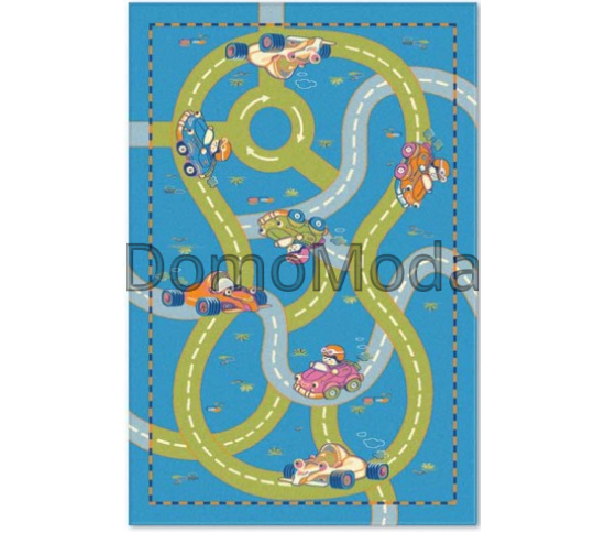 Детский ковер Kids Reviera 1180-44966 Blue Купить в интернет магазине ДомоМода Детский ковер Kids Reviera 1180-44966 Blue - высокое качество по лучшей цене в Украине