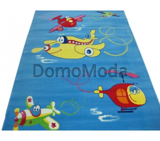 Детский ковер Kids Reviera 38991-44966 Blue Купить в интернет магазине ДомоМода Детский ковер Kids Reviera 38991-44966 Blue - высокое качество по лучшей цене в Украине