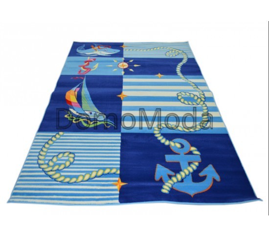 Детский ковер Kids Reviera 8020-44966 Blue - высокое качество по лучшей цене в Украине