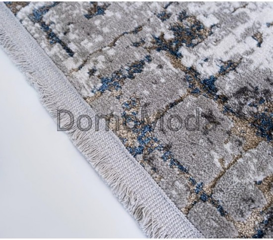 Килим Rainbow 04671A blue/l.grey - Висока якість за найкращою ціною в Україні зображення 3.