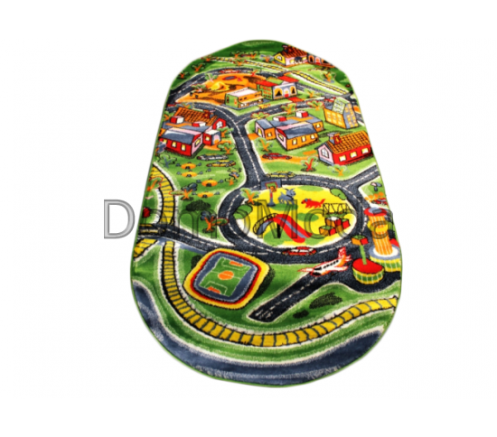 Детский ковер Rainbow 02158 blue-green Купить в интернет магазине ДомоМода Детский ковер Rainbow 02158 blue-green - высокое качество по лучшей цене в Украине