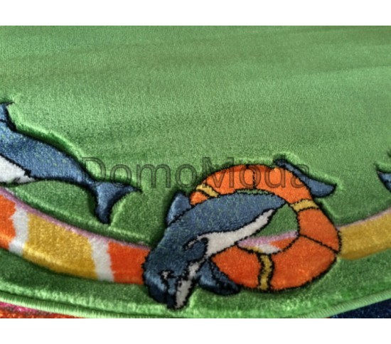 Детский ковер Rainbow 3118 green - высокое качество по лучшей цене в Украине изображение 3.