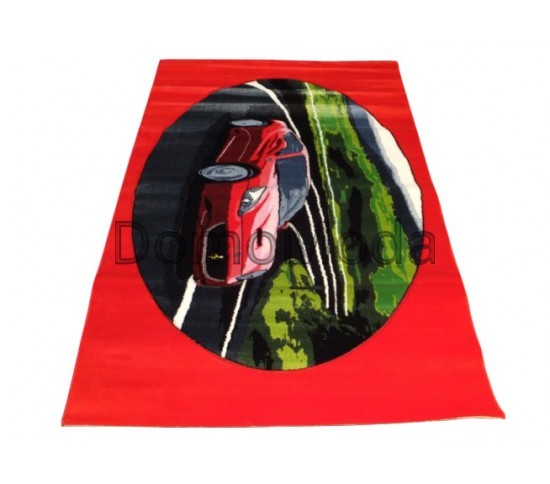 Детский ковер Rainbow 3150 red - высокое качество по лучшей цене в Украине